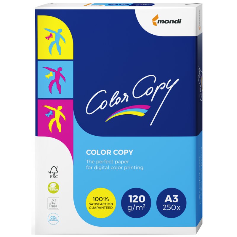 Mondi Color Copy papier multifonction, A3, 250 g/m², blanc, 125 feuilles